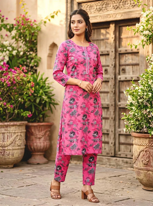 Eid Collection Summer Season 2 Pcs Women Digital Printed Shirt And Trouser