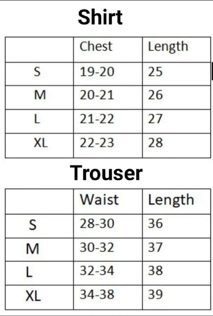 2 Pcs Men's Dri Fit Printed Track Suit